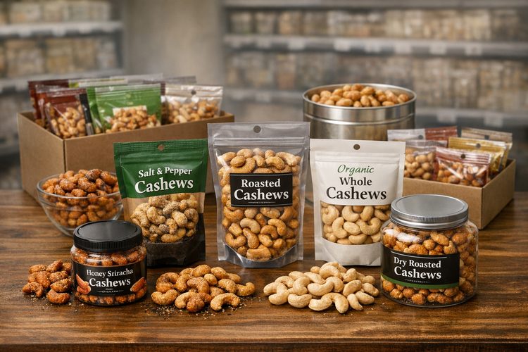 Illustrated placeholder for article titled Retail Cashew Pack Programs: Roasted, Flavored and Plain