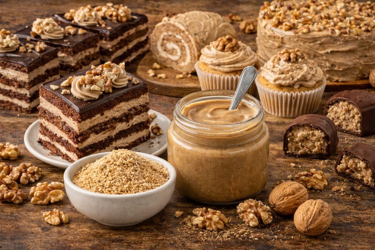 Illustrated placeholder for article titled Walnut Butter and Meal for Fillings, Cakes and Dessert Systems