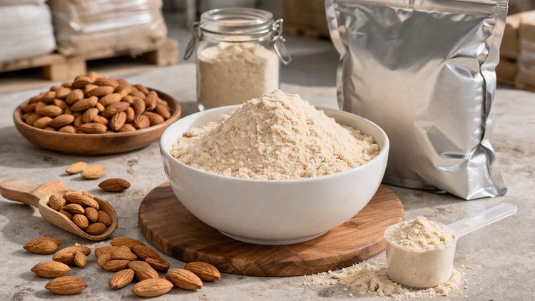 Illustrated placeholder for Defatted Almond Protein Powder